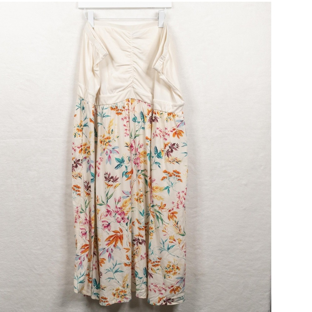TORRID Jersey Challis Sweetheart Tube Dress Carrie Floral Midi Sz 6 6X 30 NWT